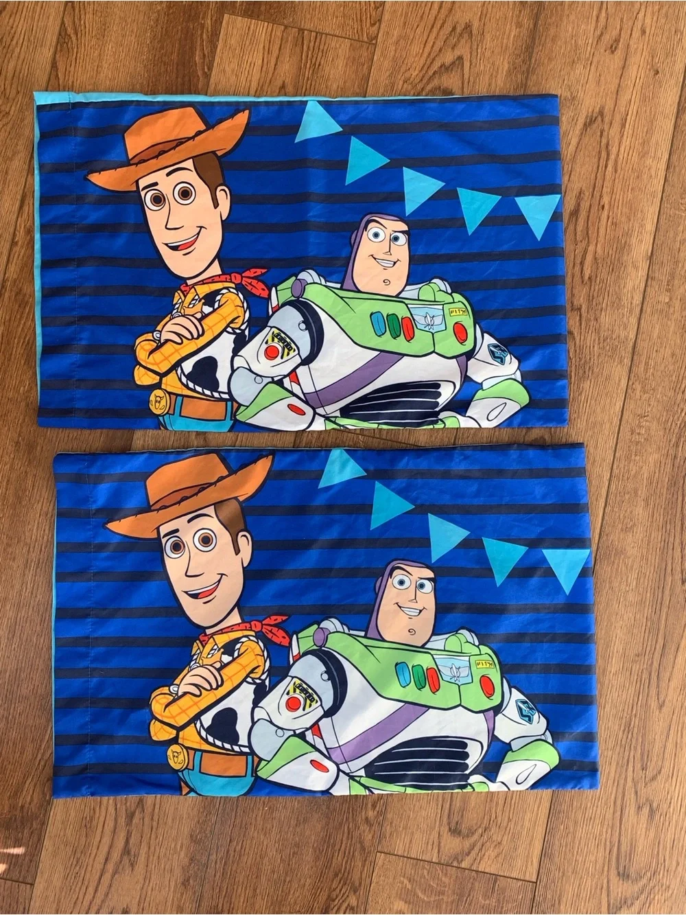 Disney Toy Story 4 Character Pillowcases Set | OS | Blue and Green